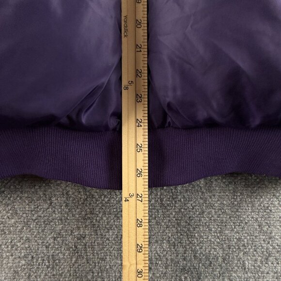 VTG Columbia Down Jacket Men Purple Red Reversible XL Insulated Pockets Outdoor - Picture 10 of 16